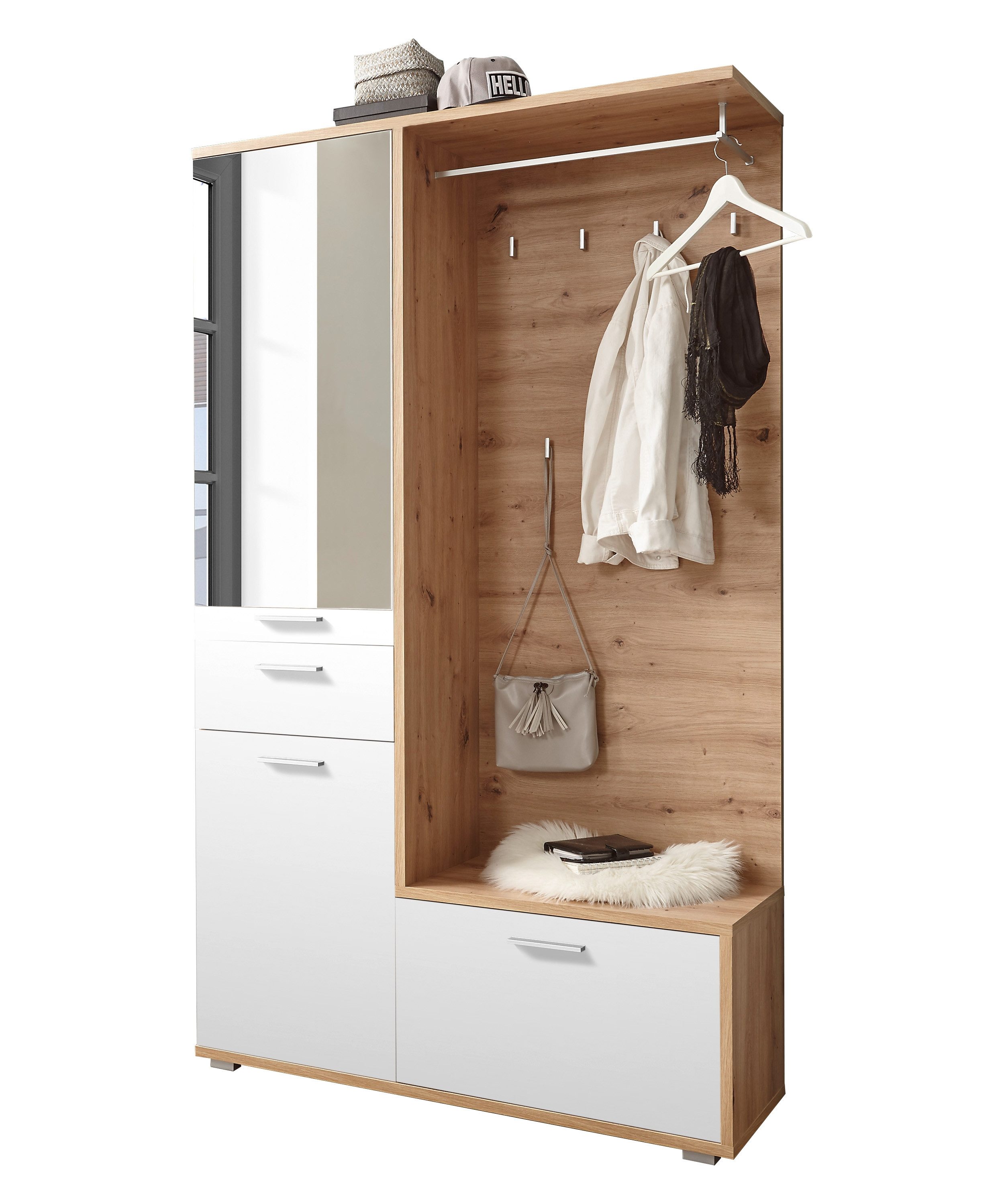 Bega Consult Garderoben-Set Kompaktgarderobe ENTRA