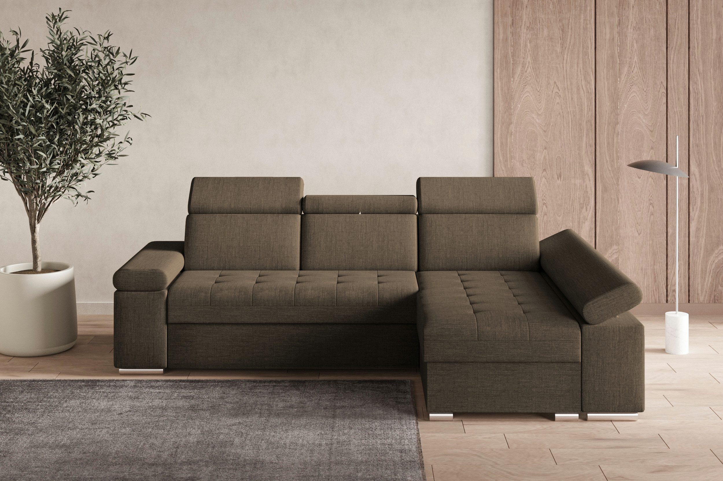 MOEBLO Ecksofa LUKA, modernes Schlafsofa, bequemes günstig online kaufen