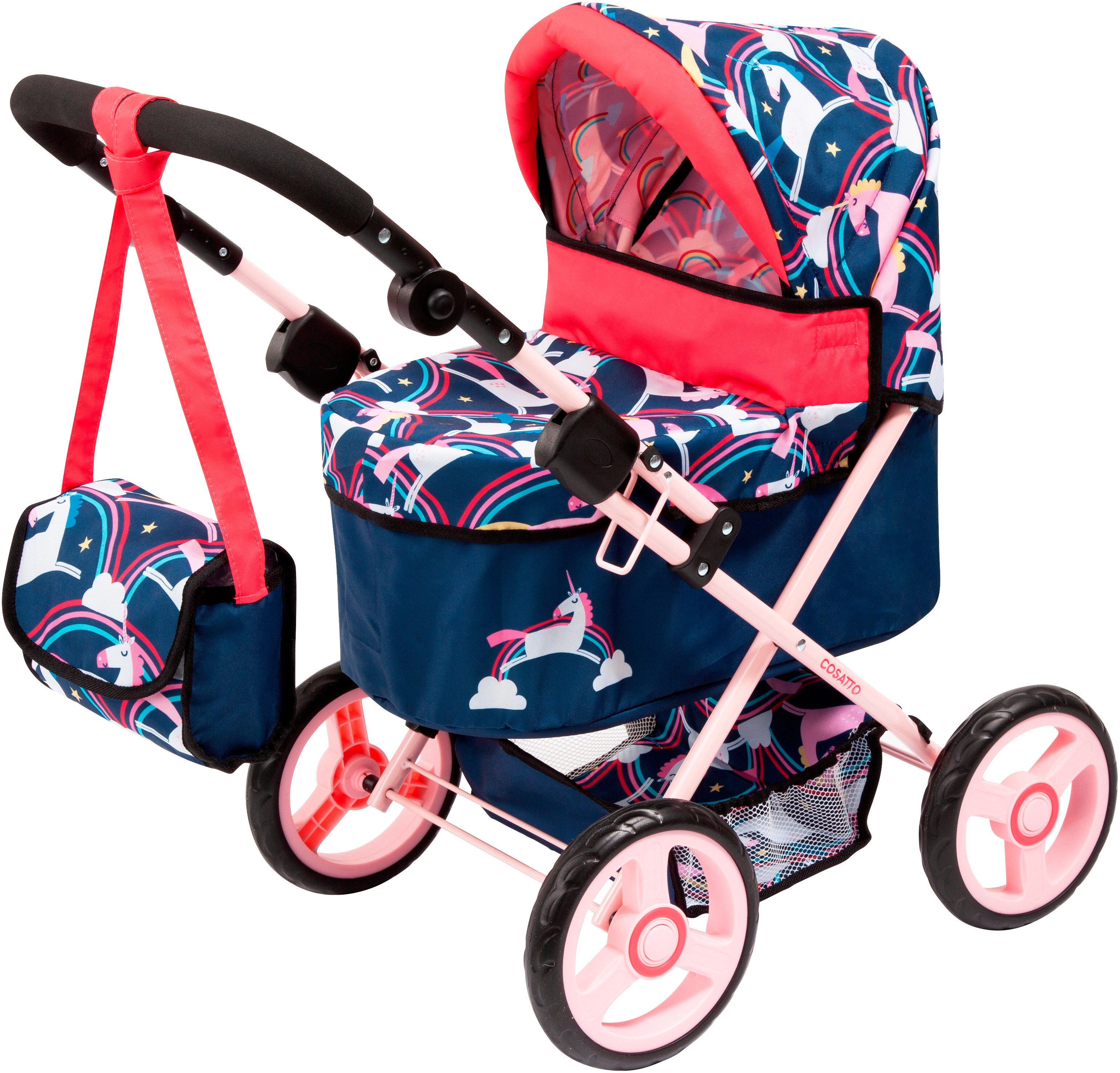 Bayer Puppenwagen Trendy, mit Wickeltasche