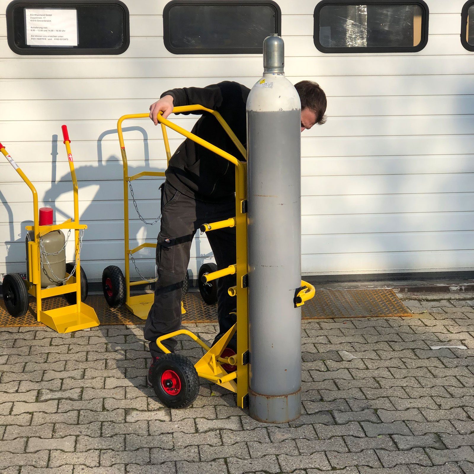 Ravendo Sackkarre Flaschenwagen mit Greifarm BTG50L