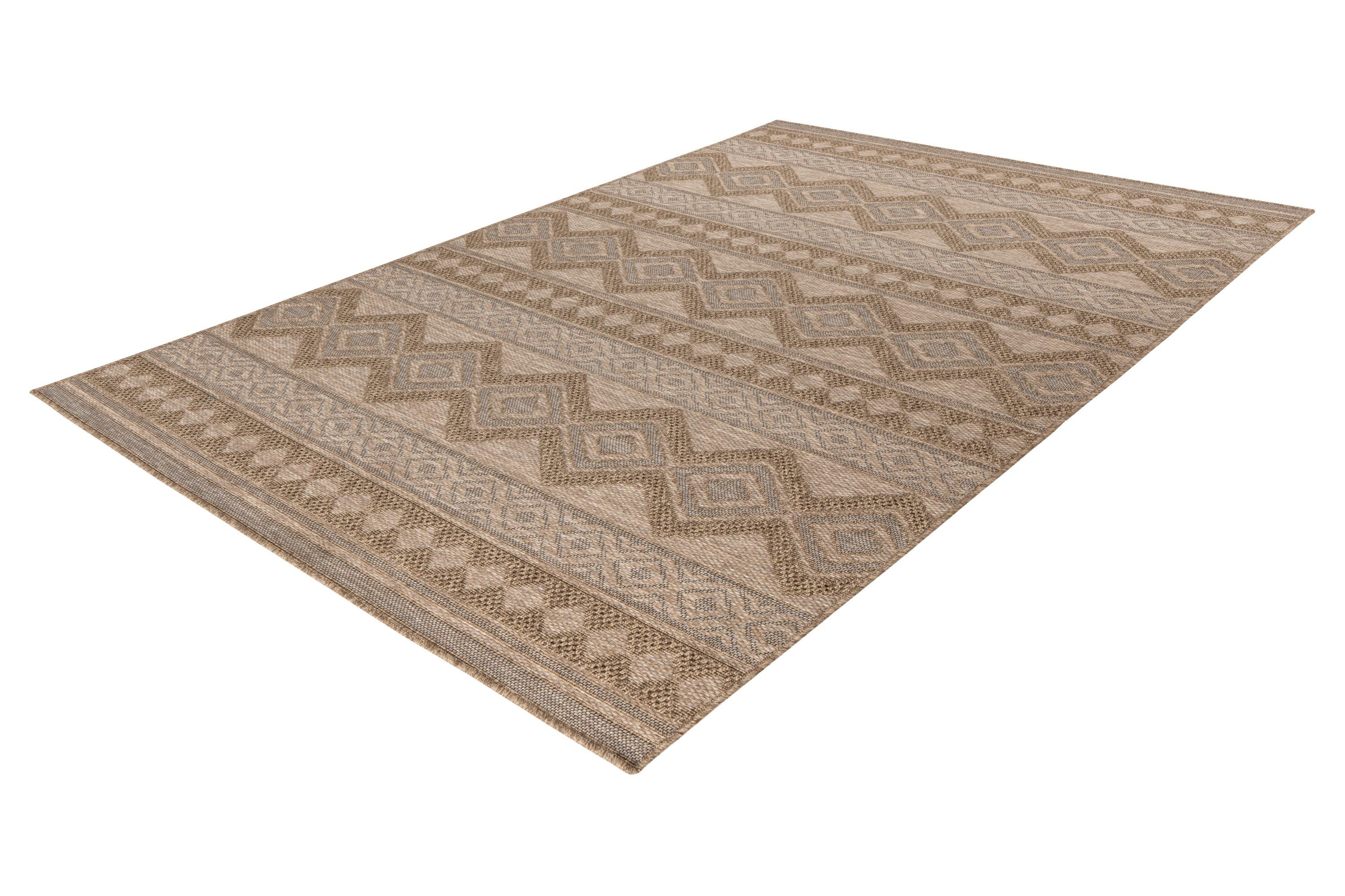 Kayoom Teppich Sindra 225, rechteckig, Höhe: 9 mm, Kurzflor