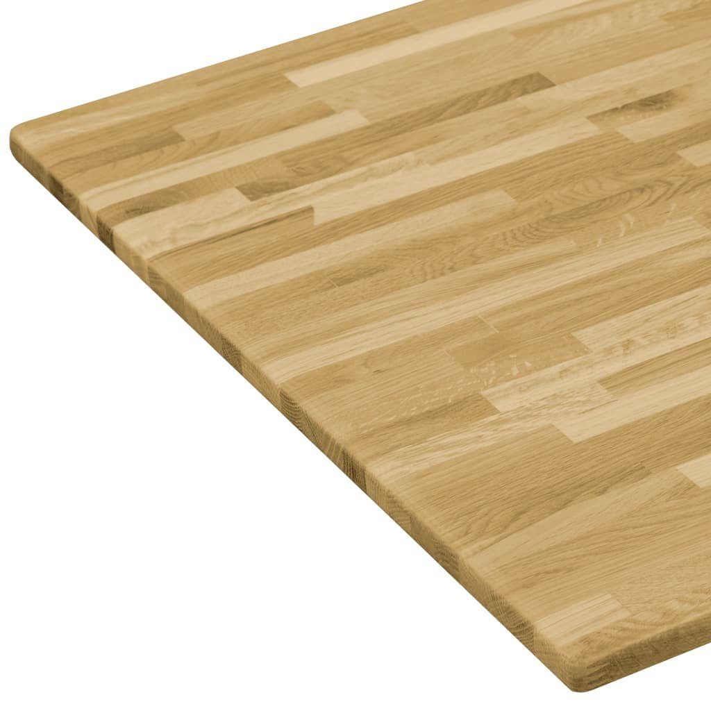 cm furnicato Tischplatte Eichenholz mm Massiv 23 (1 60 140 St) x Rechteckig
