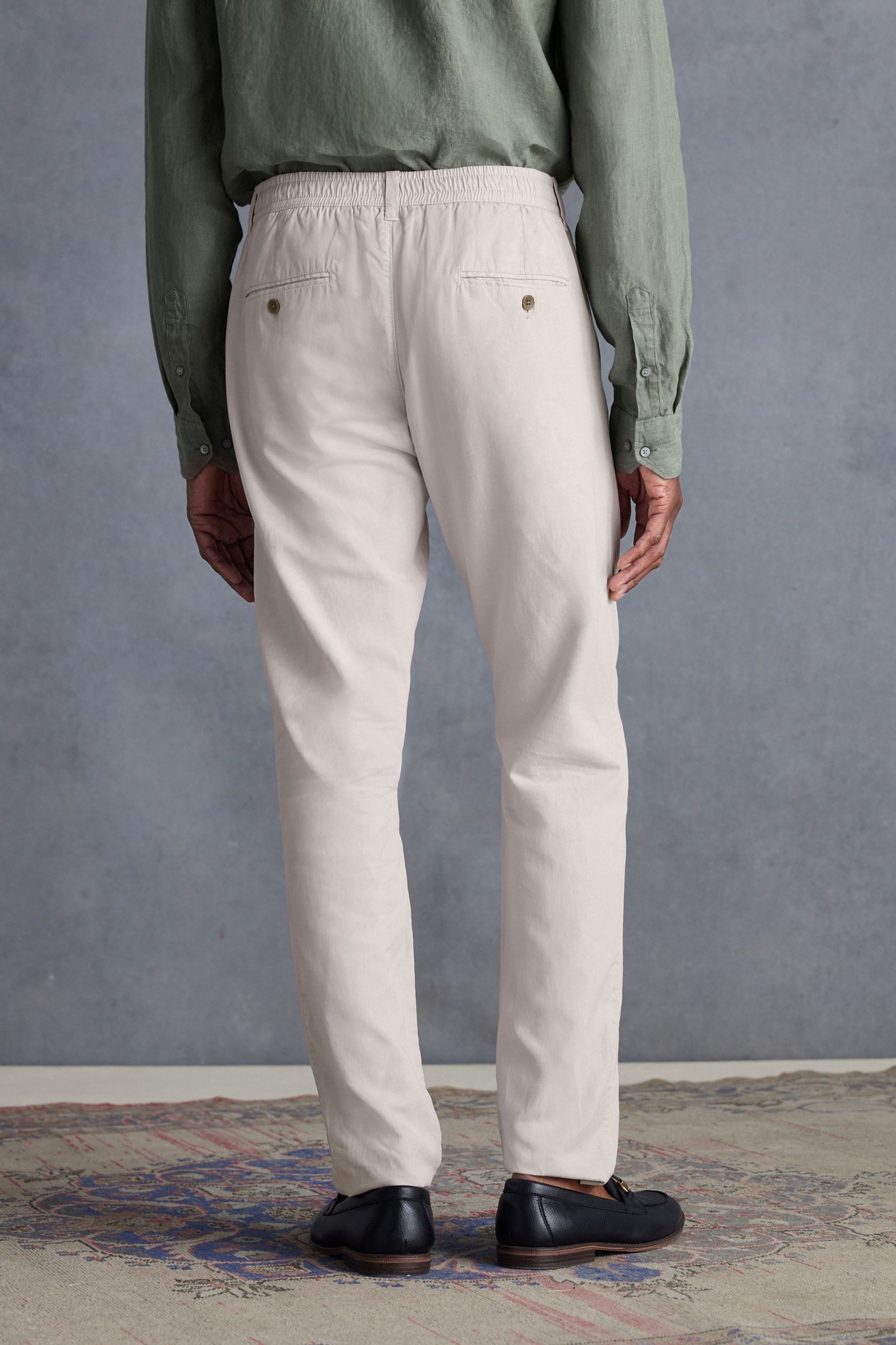 Next Schlupfhose Premium Slim Fit Hose günstig online kaufen