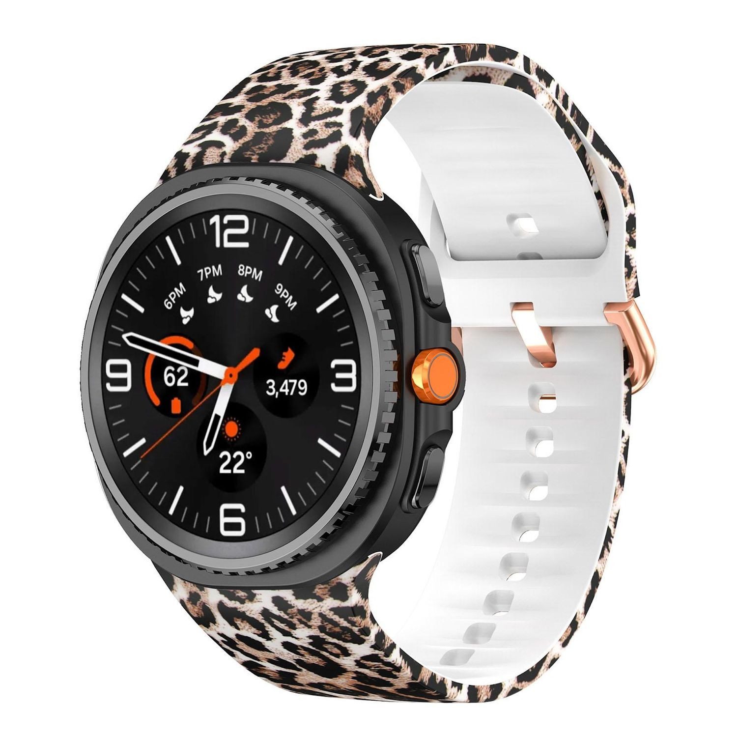 Wigento Smartwatch-Armband Silikon Motiv Design Armband für Samsung Galaxy Watch 8 / 8 Classic, Hautfreundlich, verstellbar, waschbar