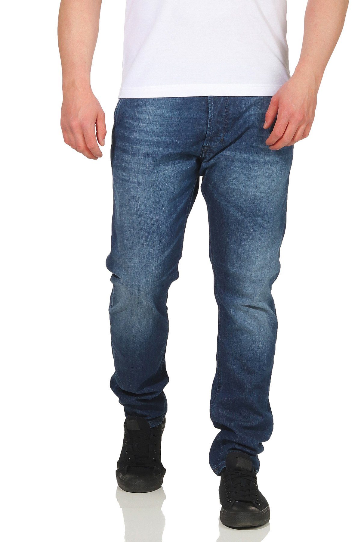 Diesel Röhrenjeans Diesel Herren Röhrenjeans - KAKEE 084MW - 0860L Chino Style Cut 5-Pocket-Style, mit Stretch-Anteil, Slim Skinny Jeans