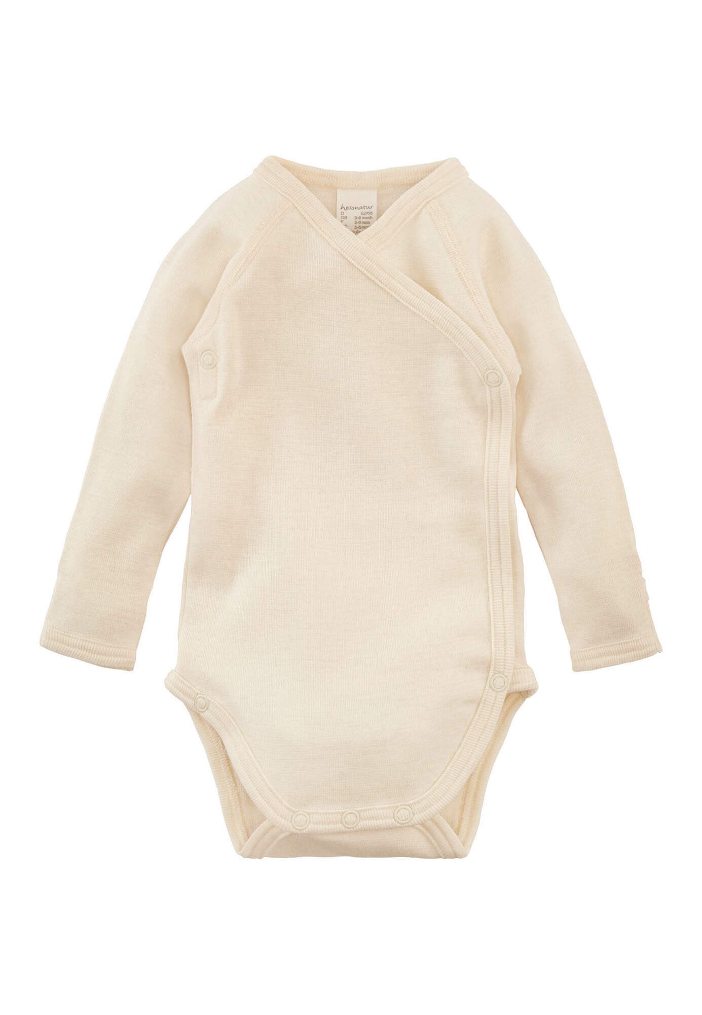 Hessnatur Body aus Bio-Baumwolle mit Merinowolle und Seide (1-tlg)