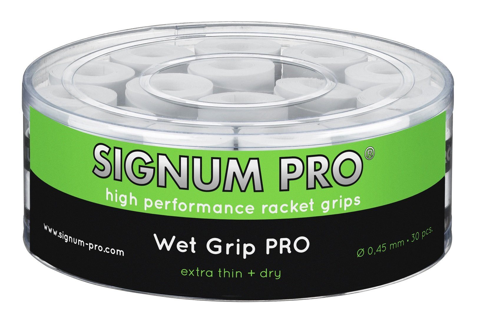 Griffband Overgrip Wet Pro 0.45mm weiss 30er Box