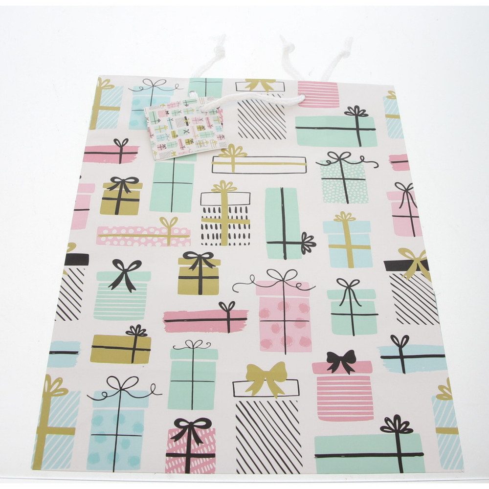 MICA Geschenkbox Geschenktasche Geschenke - ca. 17,5 x 22,5 x 9,5 cm