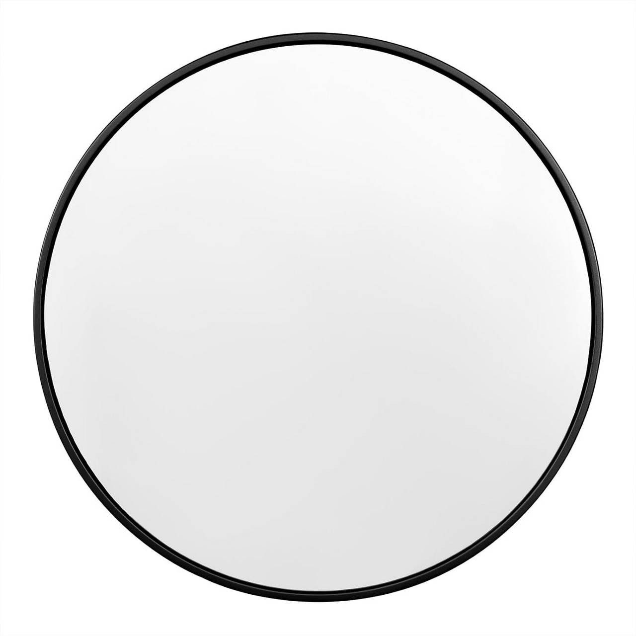 Woltu Spiegel (1-St), rund, mit Goldrahmen, aus Glas Metall MDF Haken