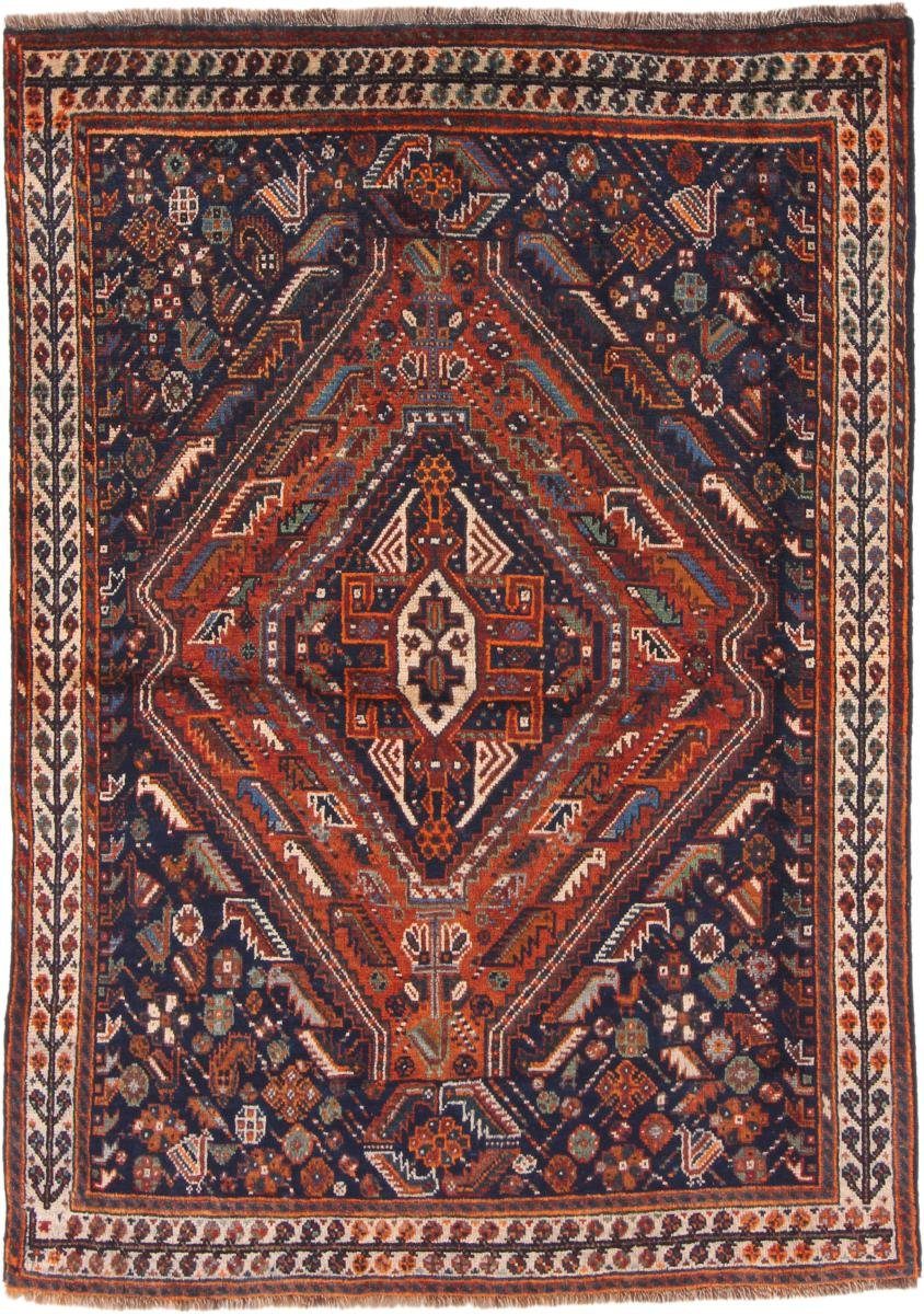 Orientteppich Ghashghai 120x168 Handgeknüpfter Orientteppich / Perserteppich, Nain Trading, rechteckig, Höhe: 12 mm