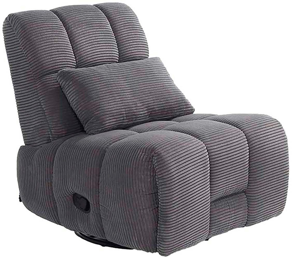 Jockenhöfer Gruppe Relaxsessel Doncaster, B: 84 cm, Sitzhöhe: 50 cm, mit Dreh-, Schauckel-, Relax- & Wippfunktion, weicher Cordstoff