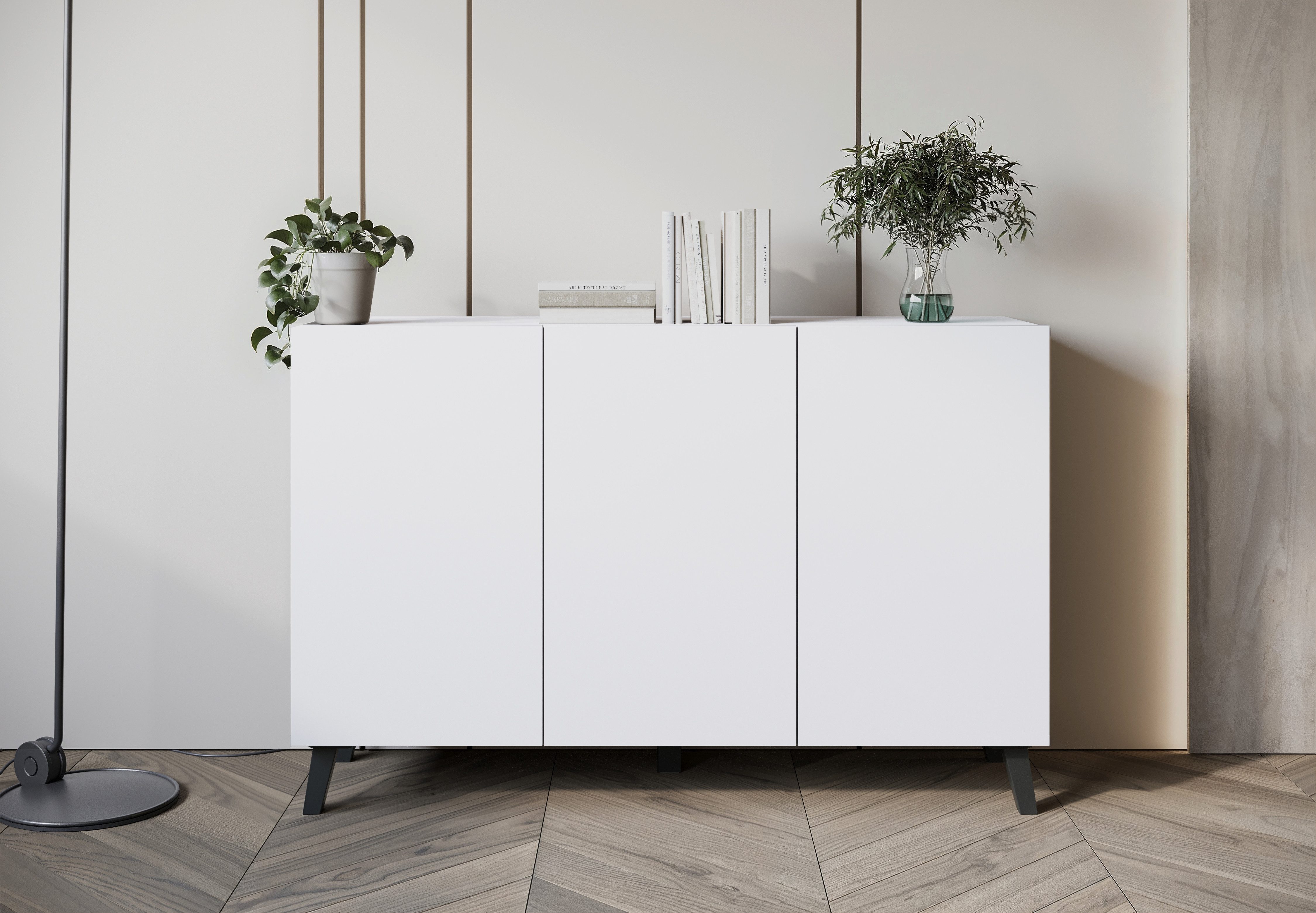 Home affaire Sideboard SIDEBOARD PHUKET II, Stilvolle, grifflose Kommode, B günstig online kaufen