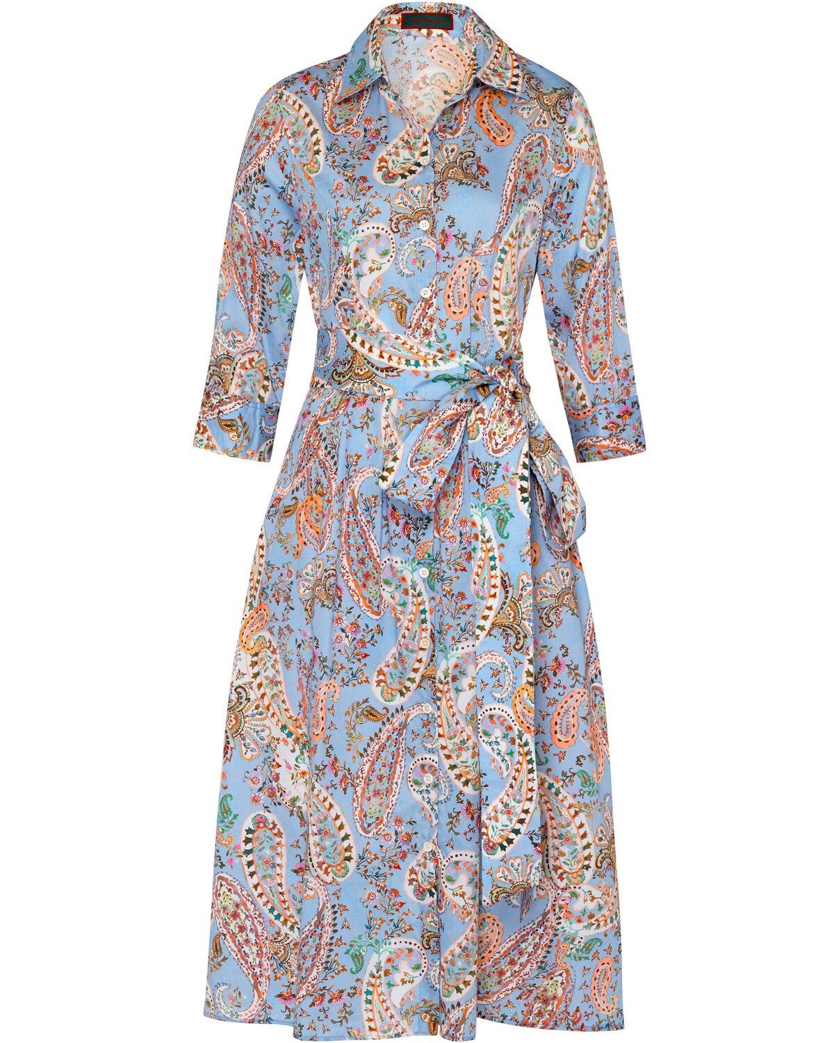 Trachtenkleid Paisley-Hemdblusenkleid