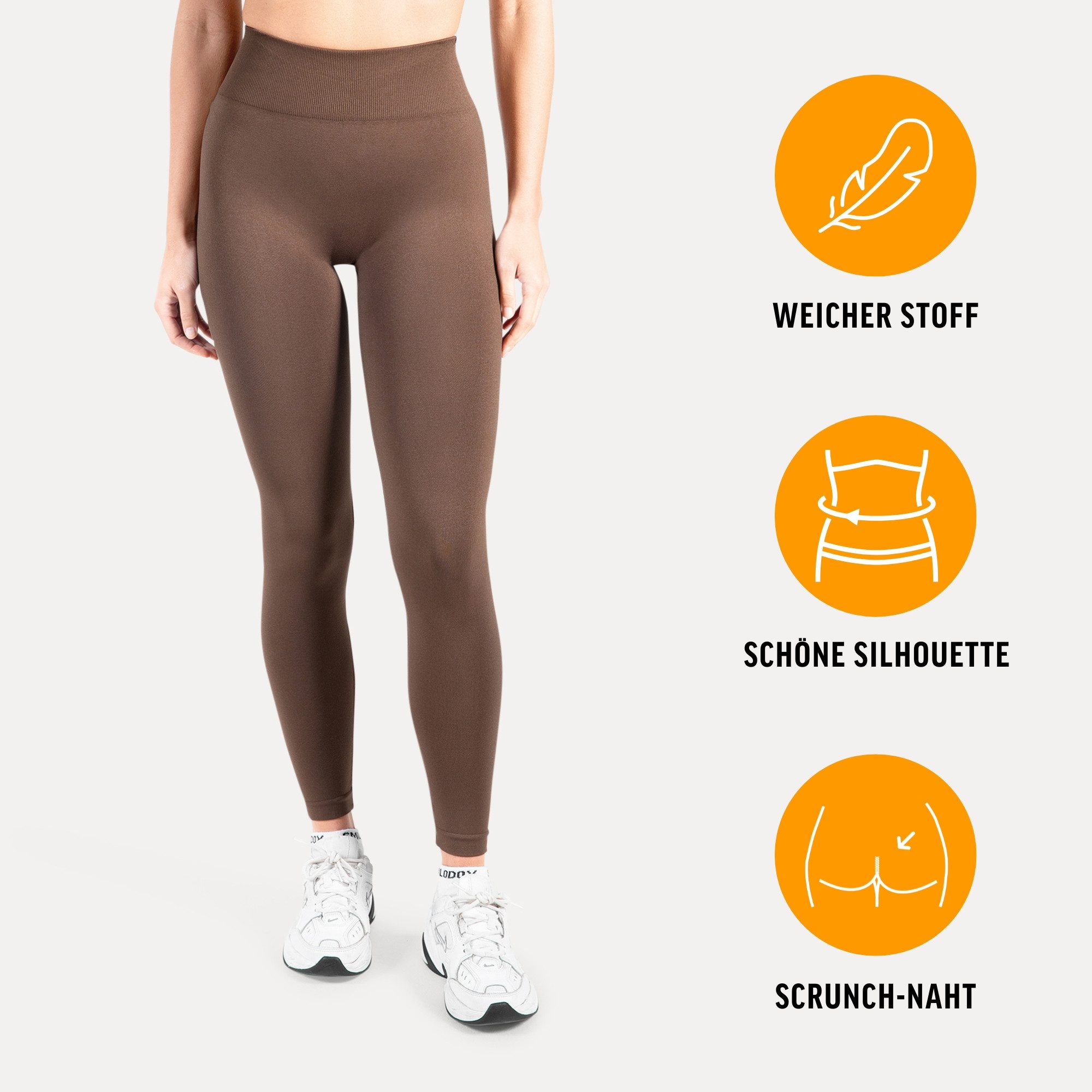 Smilodox Leggings Shayla, High Waist Yogahose mit Push-up-Effekt, nahtlos & günstig online kaufen