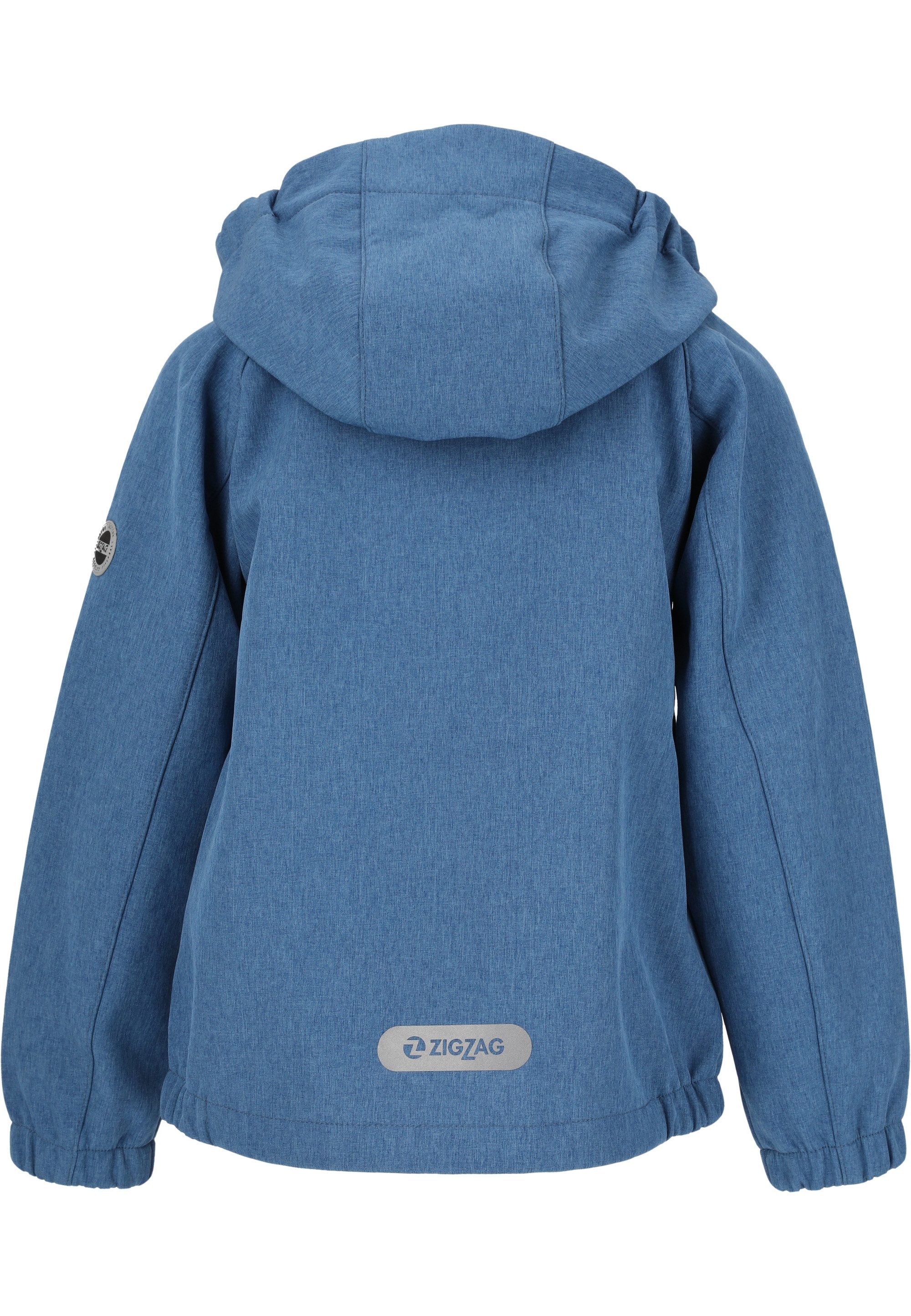 ZIGZAG Softshelljacke Bjorn mit wasserabweisender Membran
