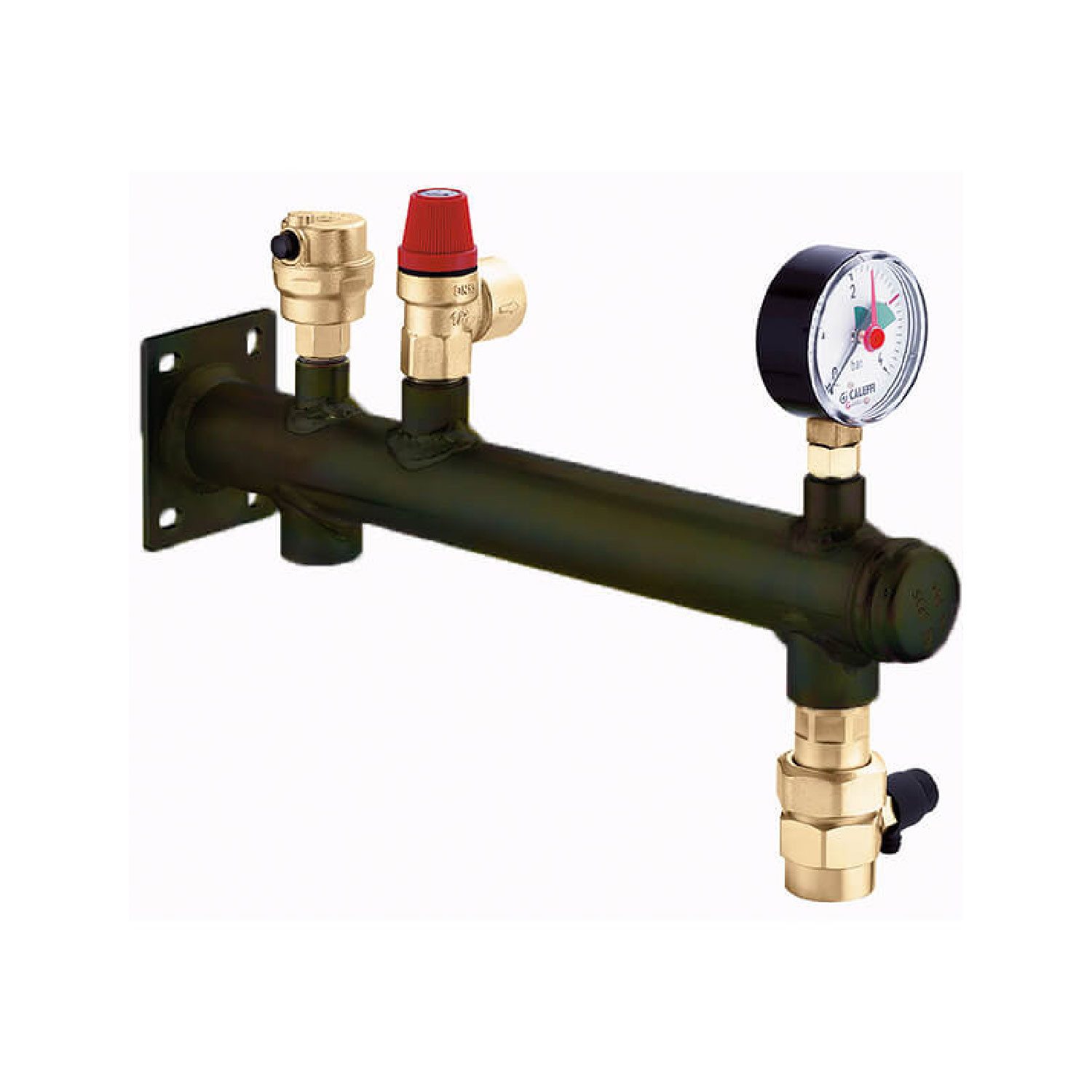 Caleffi Absperrventil Gefäßanschlußgruppe Dag komplett Einsetzbar bis 20kW