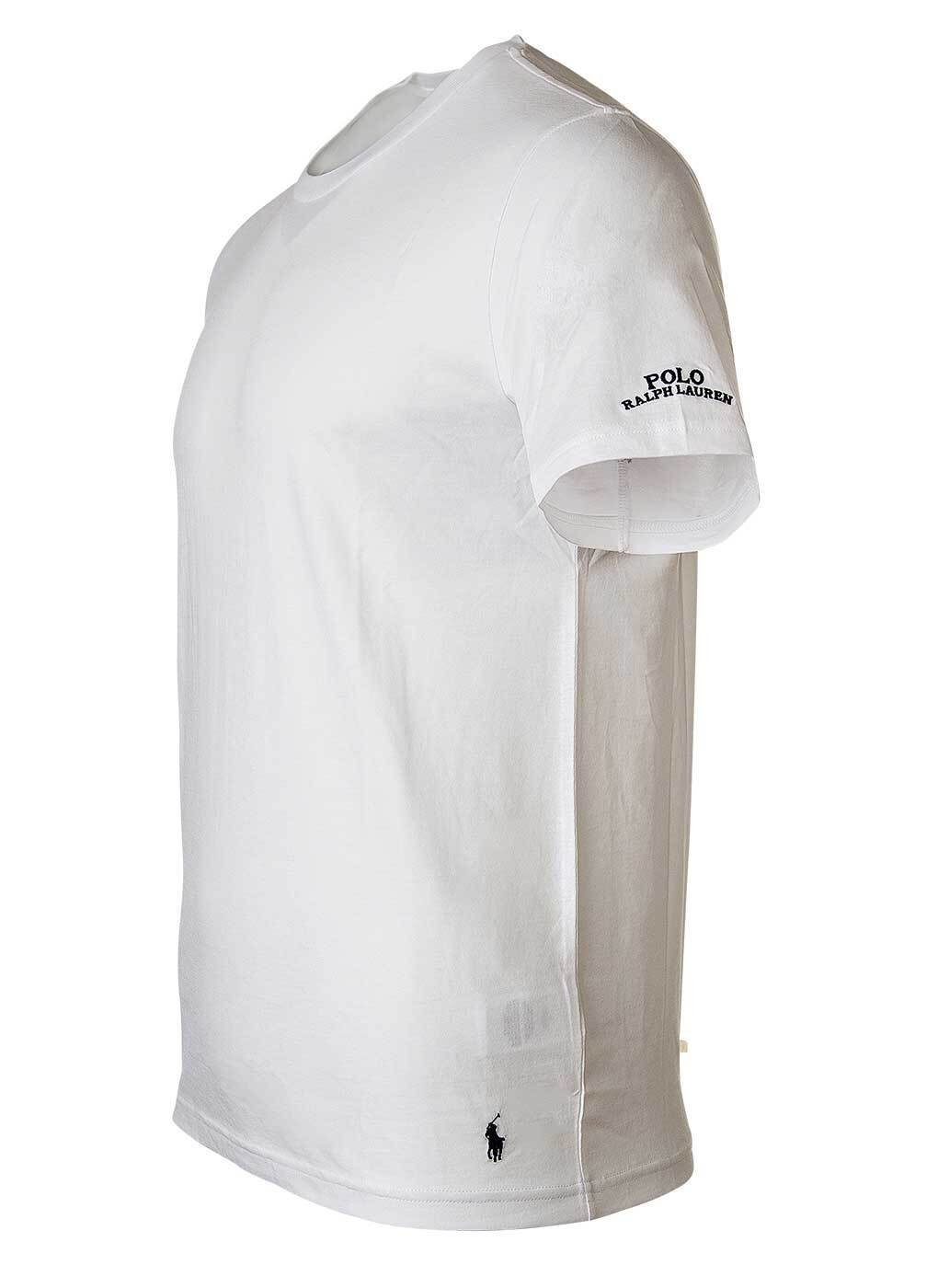 Kurzarmshirt Polo S/S Lauren Herren kurzes Weiß Ralph Top, - T-Shirt Crew-Sleep