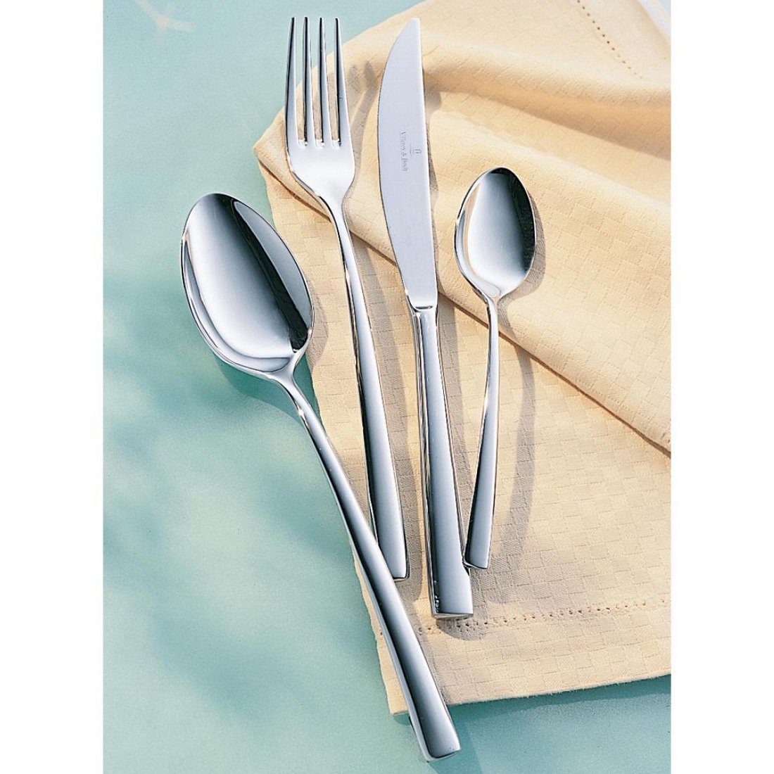 Villeroy & Boch Besteck-Set Piemont Espresso- und Mokkalöffelset (6-tlg), 6 Personen, Edelstahl