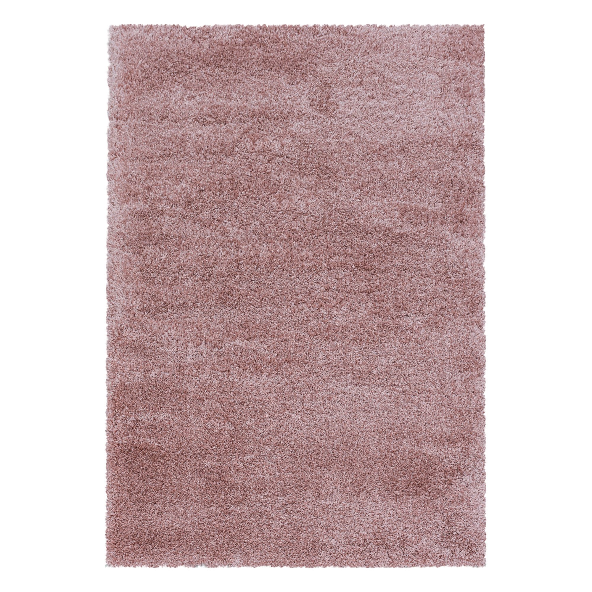 Teppium Teppich Unicolor - Einfarbig, Rechteckig, Höhe: 30 mm, Teppich Wohnzimmer Einfarbig Shaggy verschidene farben und größen