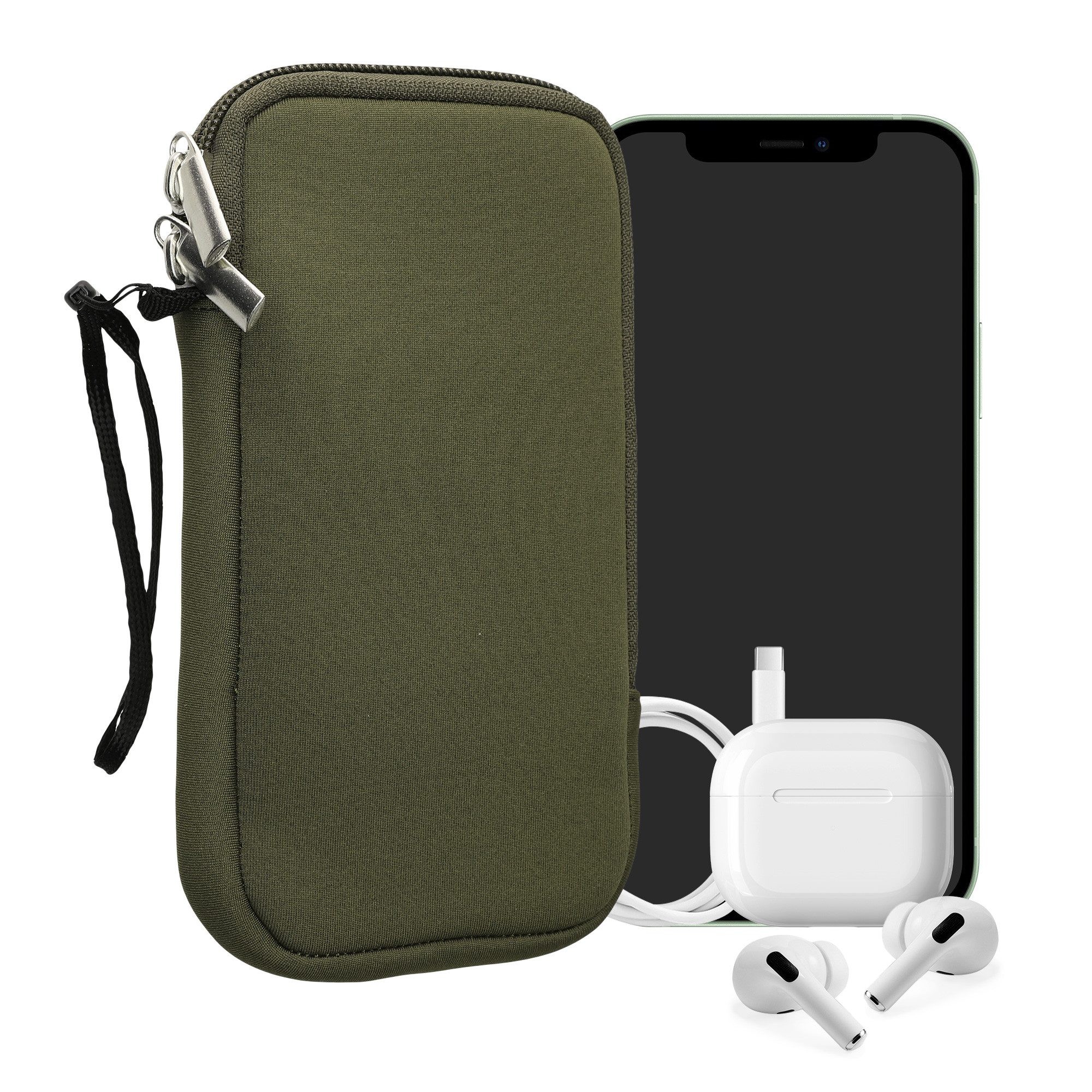 kwmobile Handytasche Handytasche für Smartphones XL - 6,7/6,8" (1-tlg), Neopren Handy Hülle - Handy Tasche Sleeve Pouch