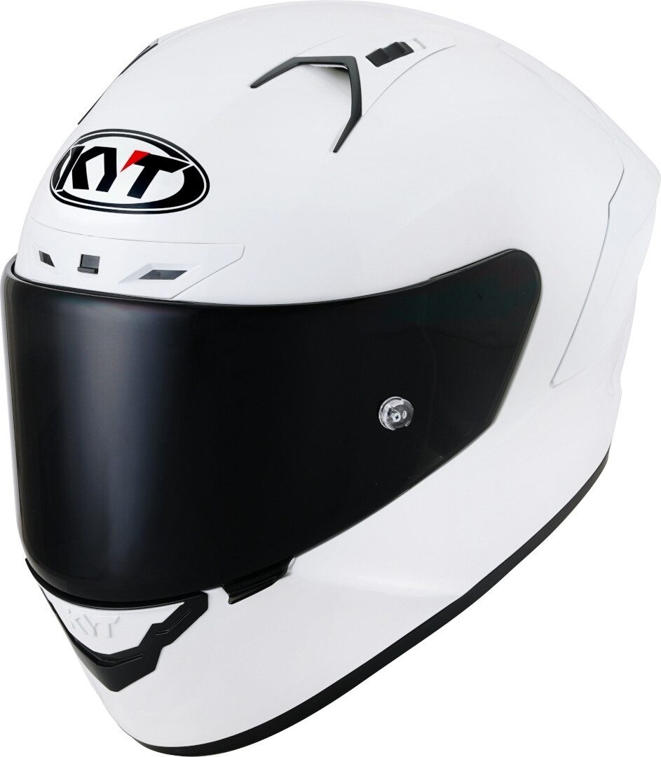 KYT Motorradhelm NZ Race Plain Helm, Pinlock, Spoiler, ECE 22.06