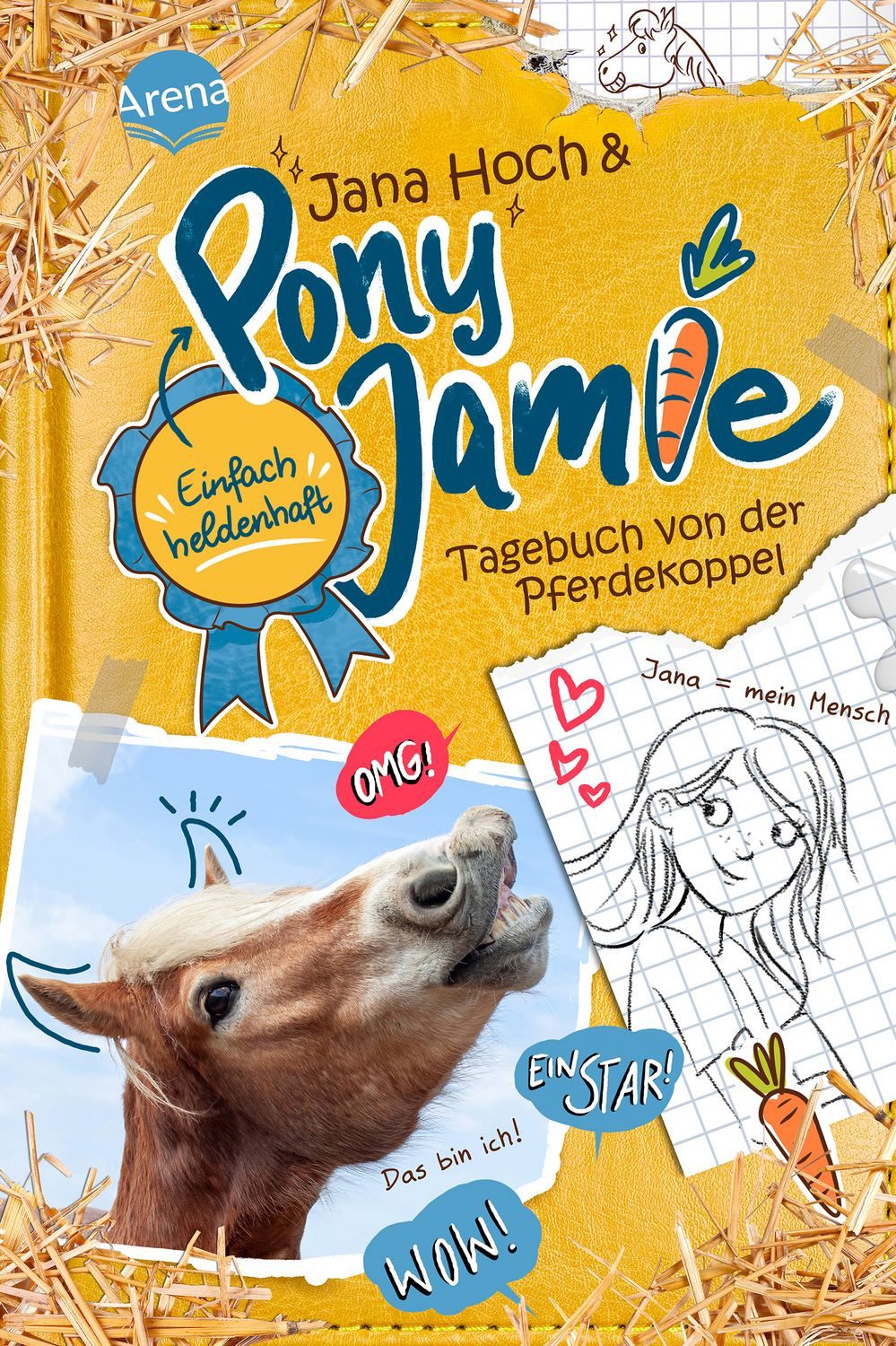 Comic Pony Jamie – Einfach heldenhaft! (1). Tagebuch von der Pferdekoppel Ba Jana Hoch, Jamie