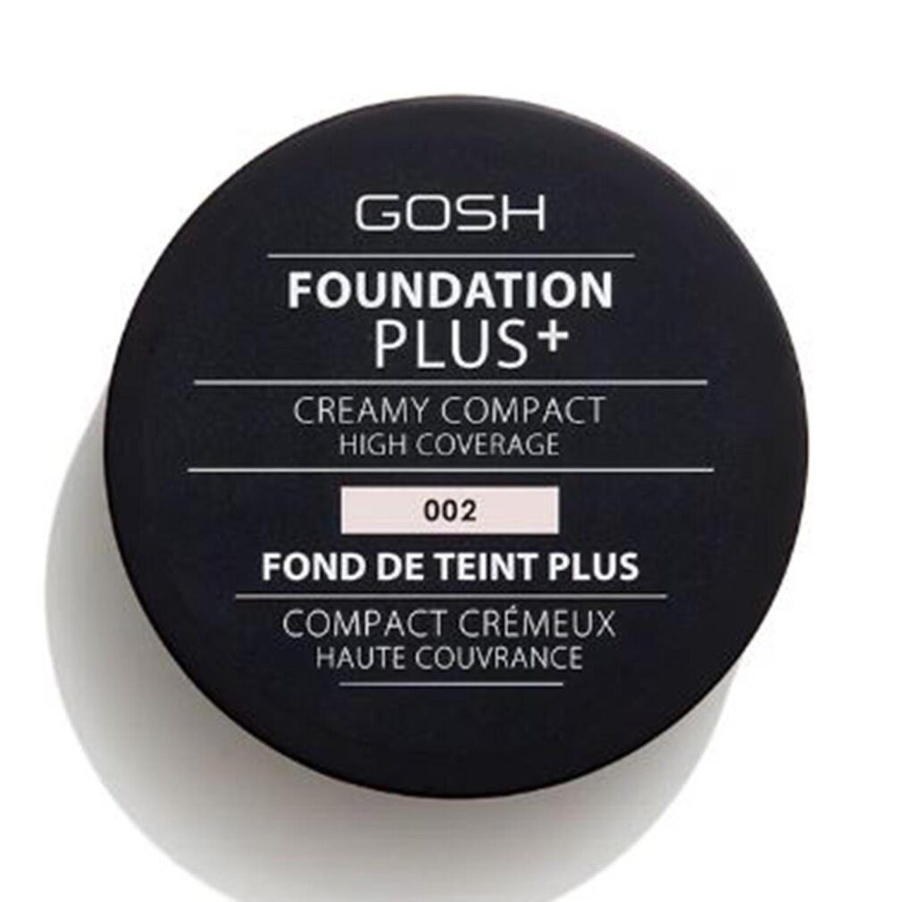 GOSH Foundation Plus Compact Foundation 002 Elfenbein 9 g