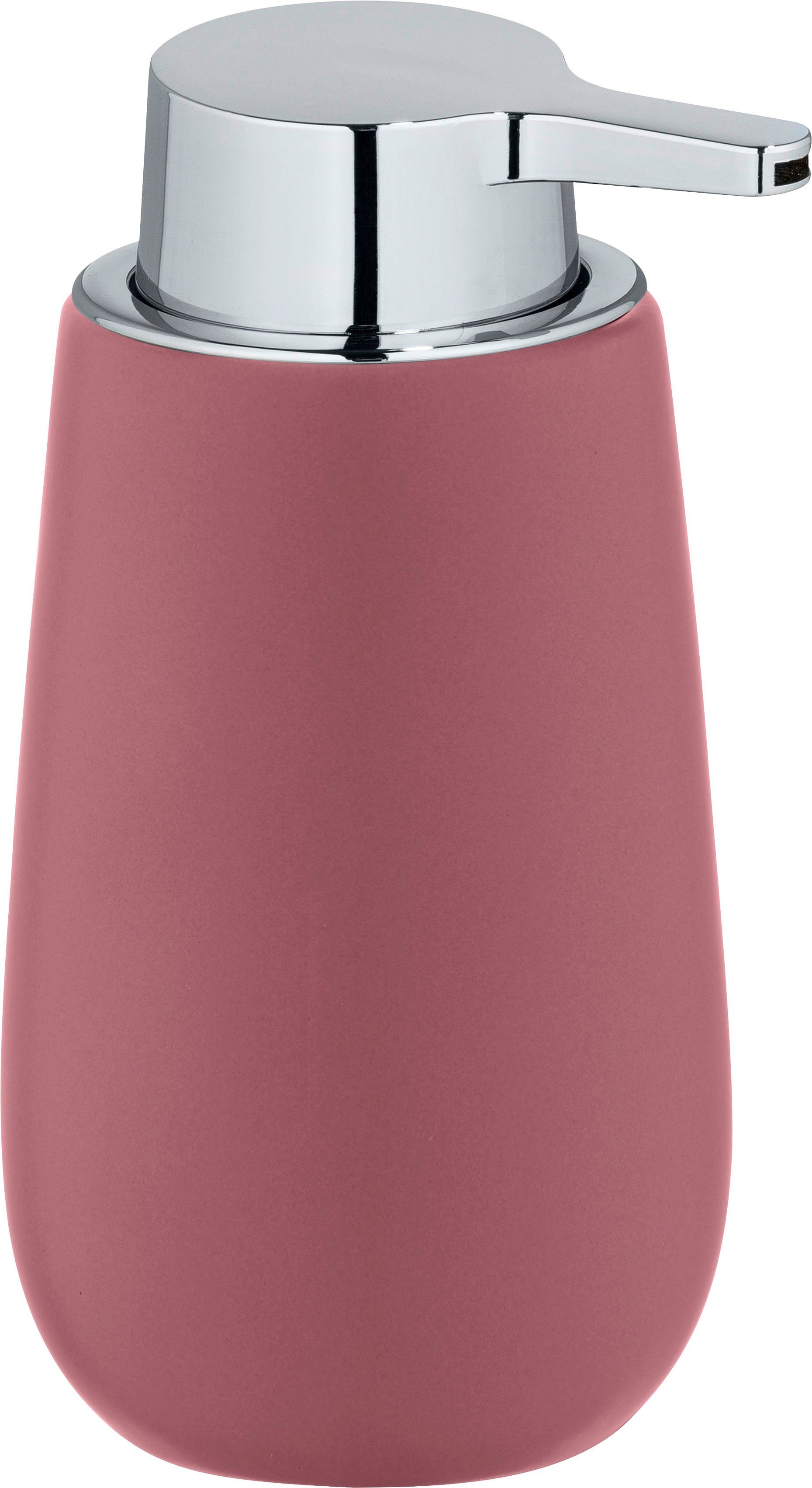 WENKO Seifenspender Badi, (1-tlg), Altrosa Keramik, 320 ml günstig online kaufen