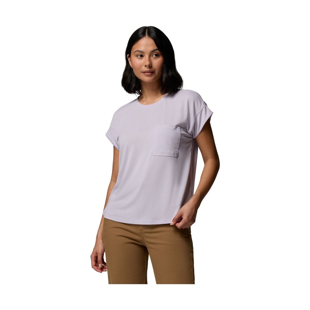 Columbia Kurzarmshirt Daniela Falls Short Sleeve Technisches Damen-T-Shirt mit Omni-Wick™ und recyceltem Material für