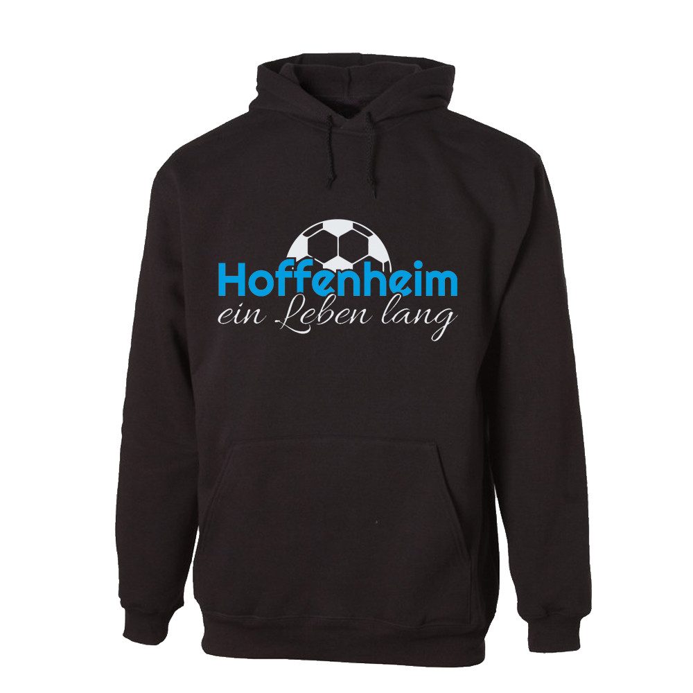 G-graphics Hoodie Hoffenheim ein Leben lang Unisex Pullover mit einem Motiv für den echten Fan