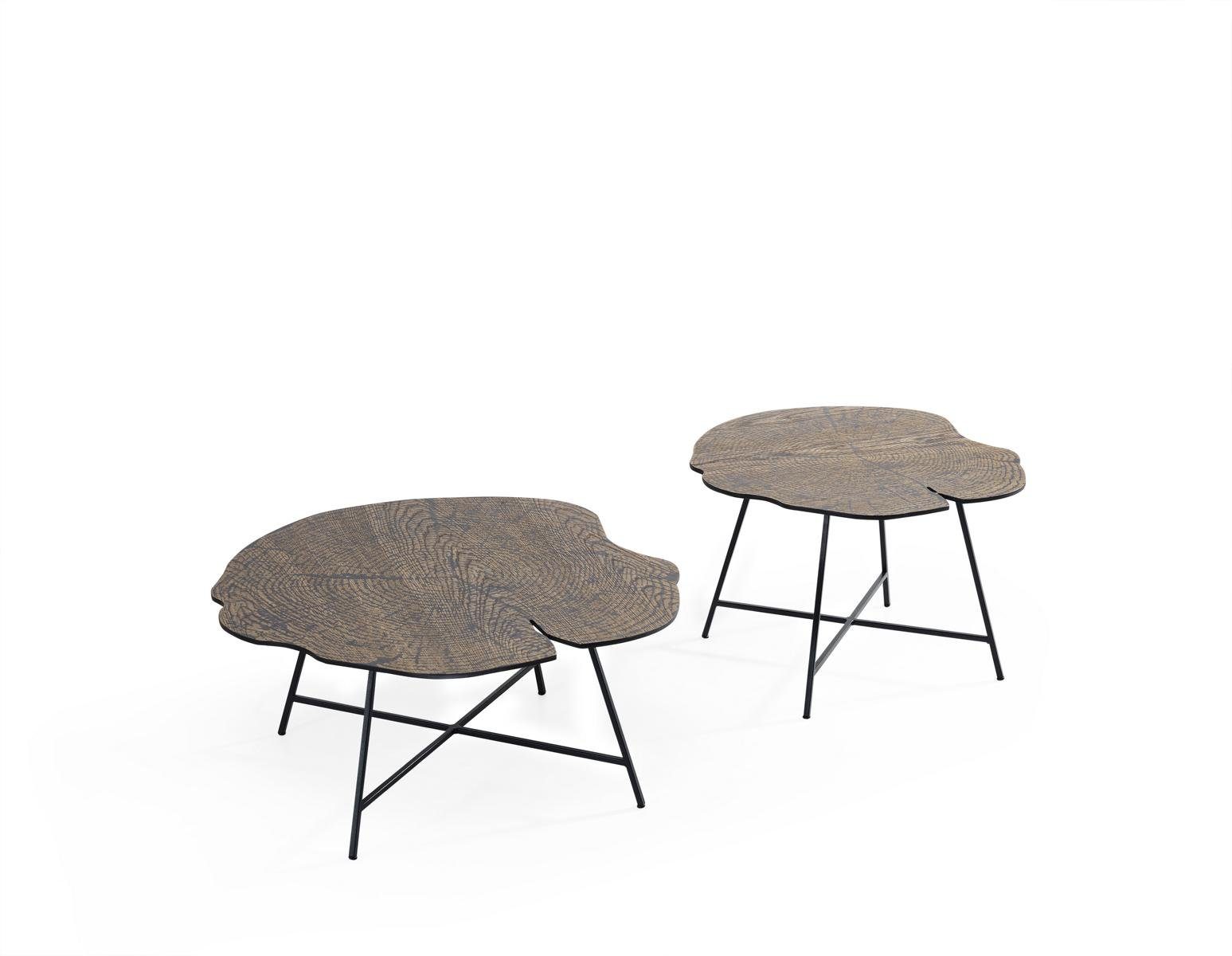 JVmoebel Couchtisch Rund Luxus Couchtische Design Tische Möbel Wohnzimmer (2x Couchtische), Made in Europe | Couchtische