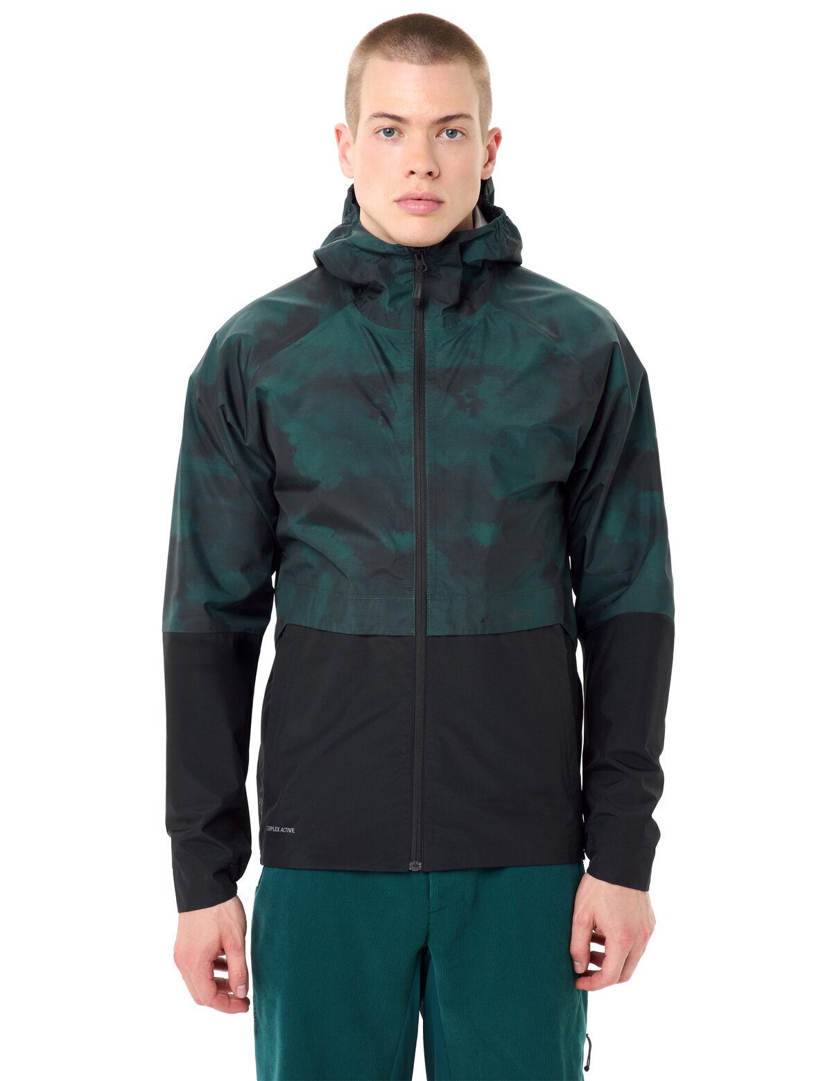 VAUDE Fahrradjacke Men's Loamer Rain Jacket (1-St) vielseitig einsetzbare Regenjacke, leicht und kompakt