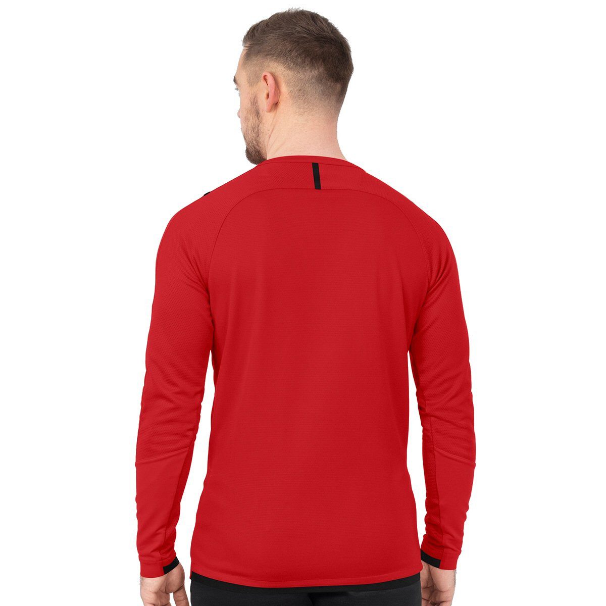 Jako Langarmshirt (Sweat) Challenge - optimale Bewegungsfreiheit - rot Herren