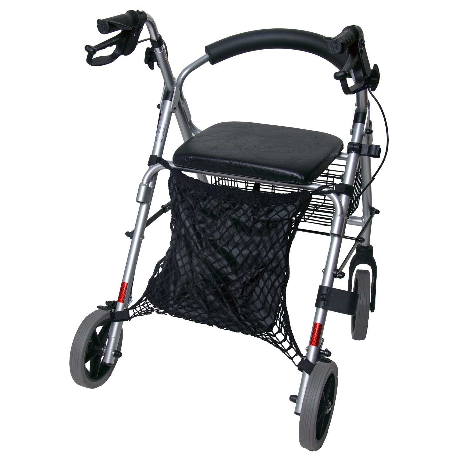 Sundo Homecare GmbH Einkaufsbeutel SUNDO Einkaufsnetz mit Innenfutter Schwarz 35 x 35 cm