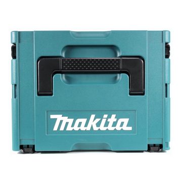 Makita Exzenterschleifer DBO 180 RMJ Akku Exzenterschleifer 18 V 125 mm + 2x Akku 4,0 Ah + Lad