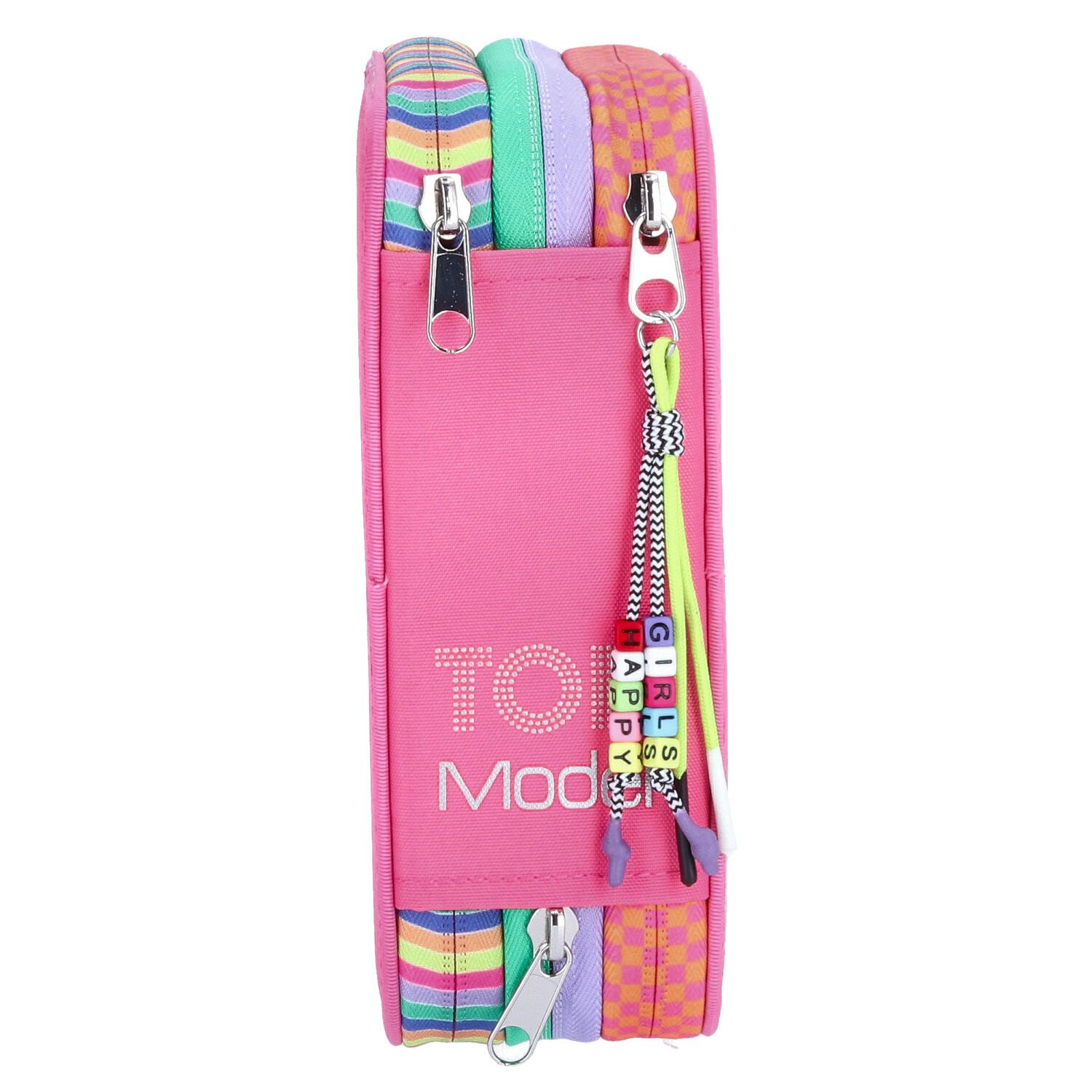 Depesche Geldbörse Depesche 3-Fach Federtasche TOPModel JOY pink