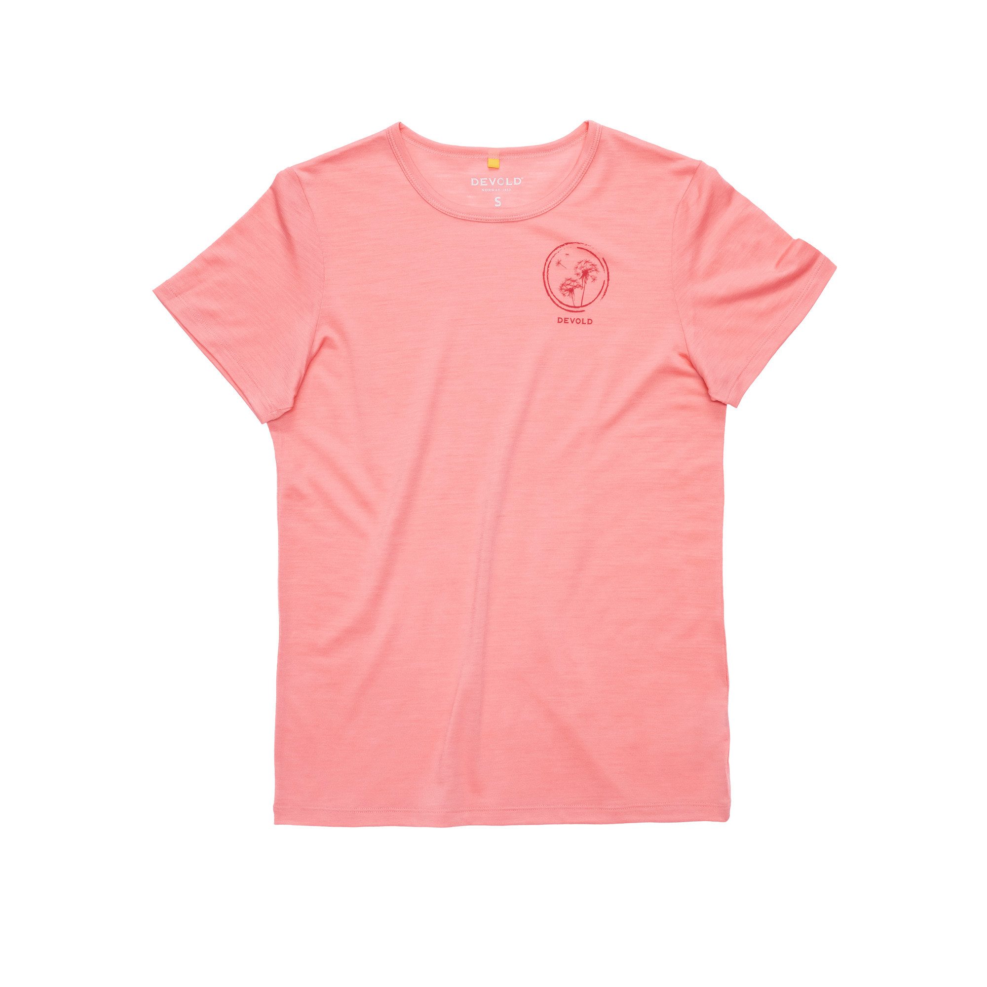 Devold Funktionsunterhemd ACTIVE "SPRING" Damen Funktions- T-Shirt rosa