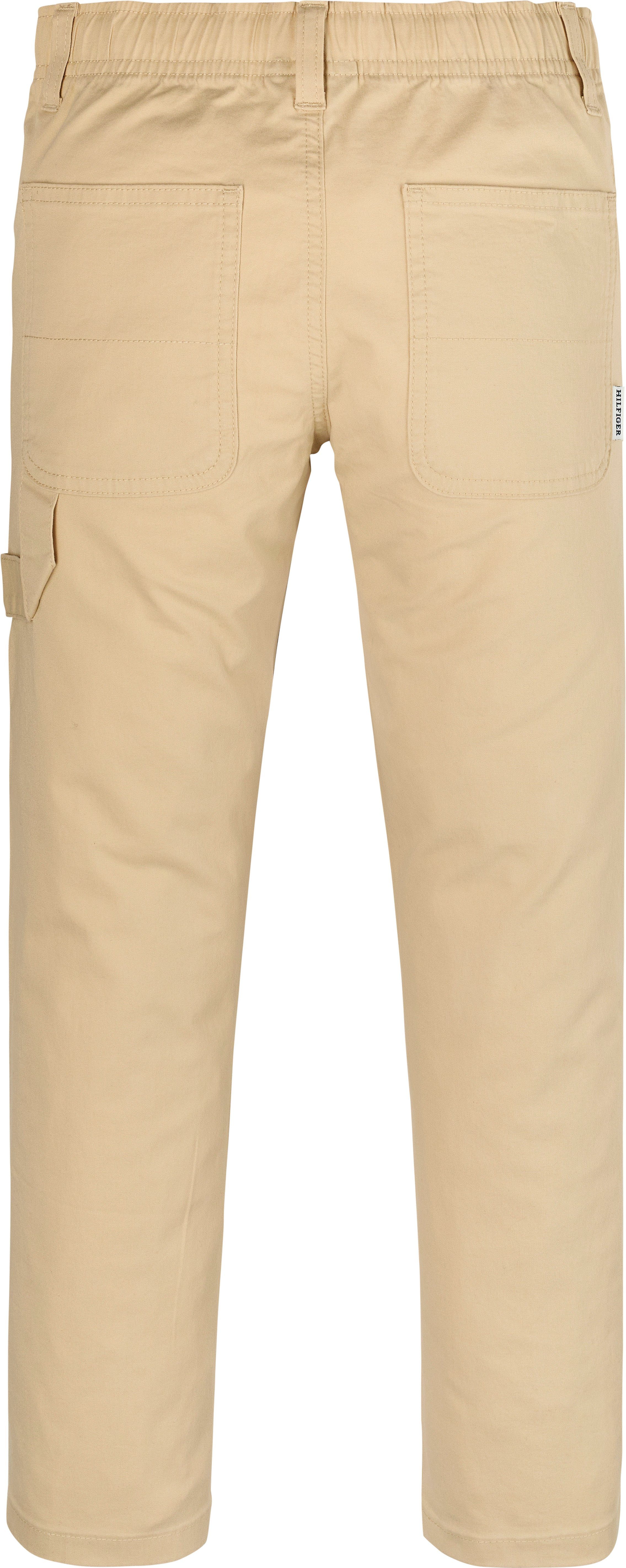 PULL Webhose mit Hilfiger WOVEN SKATER ON Logostickerei PANTS Tommy