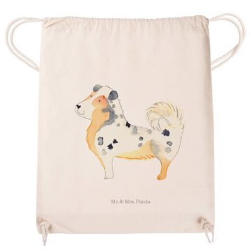 Mr. & Mrs. Panda Sporttasche Hund Australien Shepherd - Transparent - Geschenk, Sporttasche, Beute (1-tlg), Design trifft Funktion
