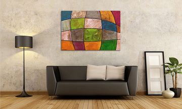 WandbilderXXL Gemälde Covert Emotions 120 x 80 cm, Abstraktes Gemälde, handgemaltes Unikat