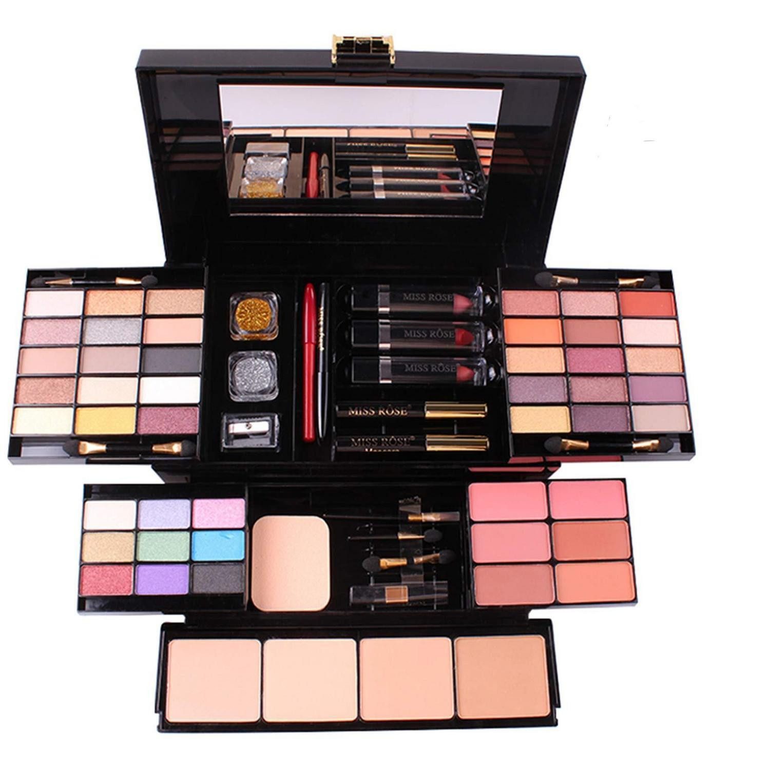 LuxusKollektion Schmink-Set Schminkkoffer 54 Farben Multifunktion Kosmetikset