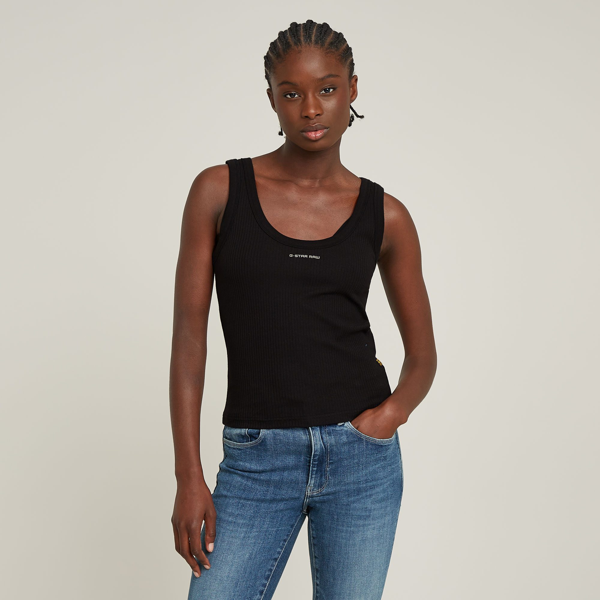 G-STAR Tanktop Slim Rib Tank mit günstig online kaufen