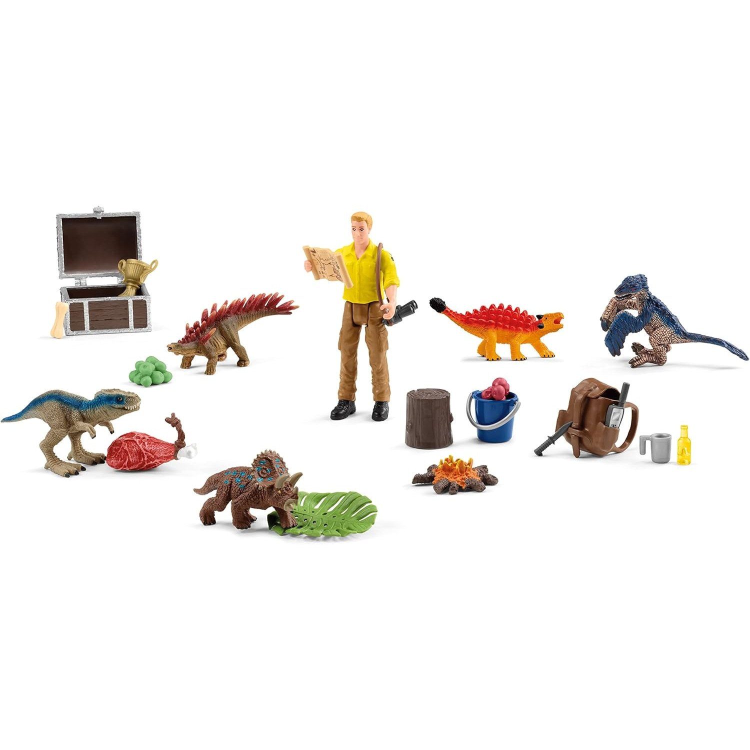 Schleich® Spielzeug-Adventskalender 98984, Schleich Dinosaurs Adventskalender