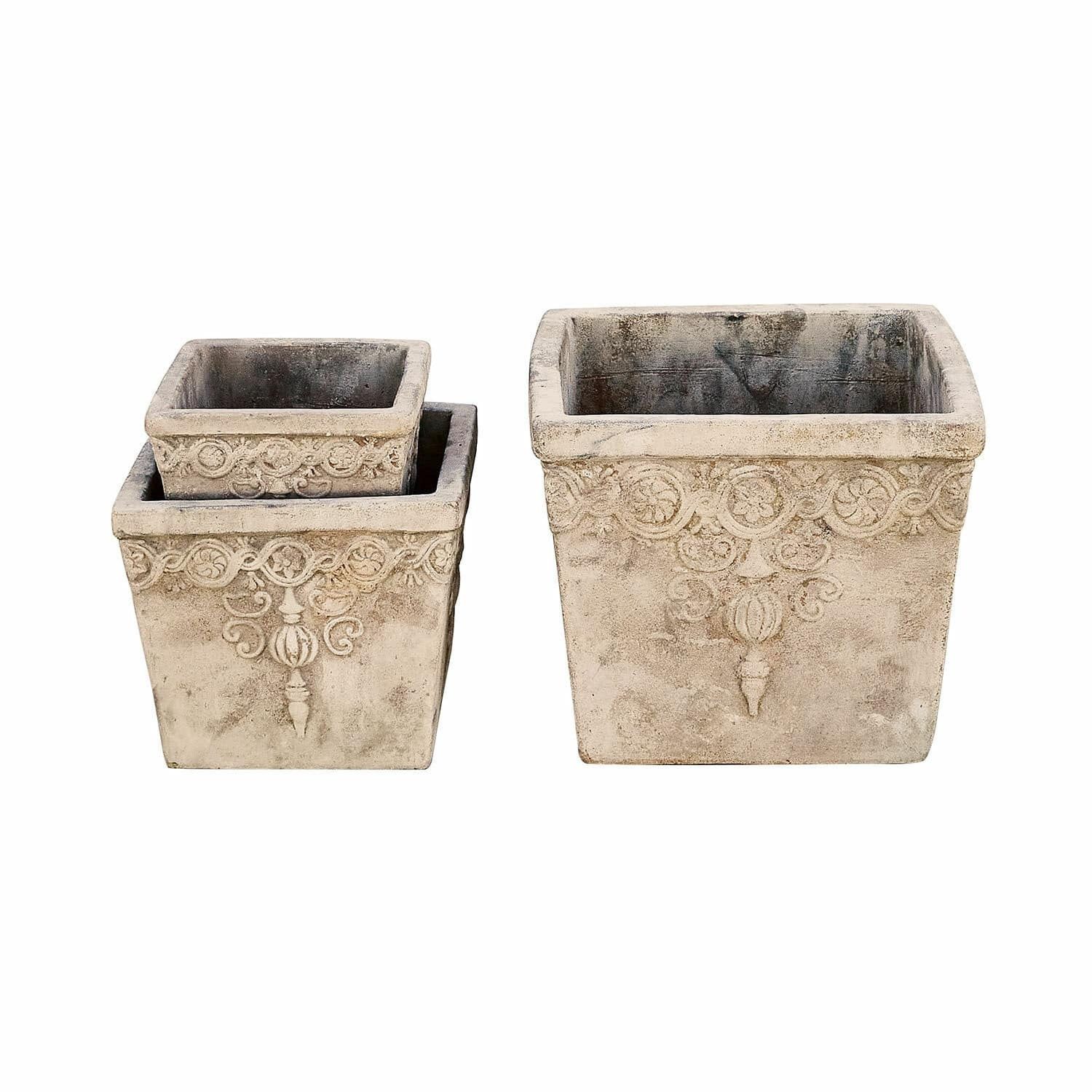 Mirabeau Übertopf Übertopf 3er Set Bissone terrakotta