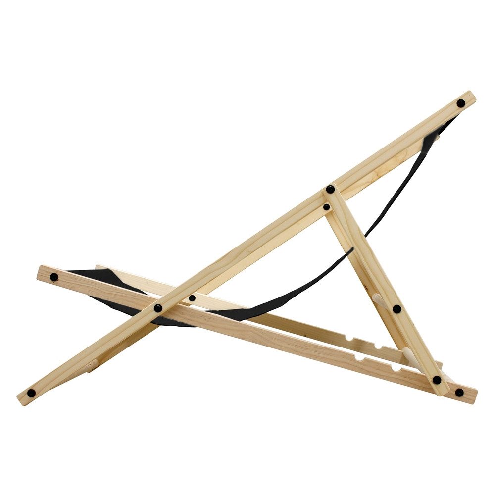 ECD Germany Gartenliege Holz Beachstuhl klappbarer günstig online kaufen