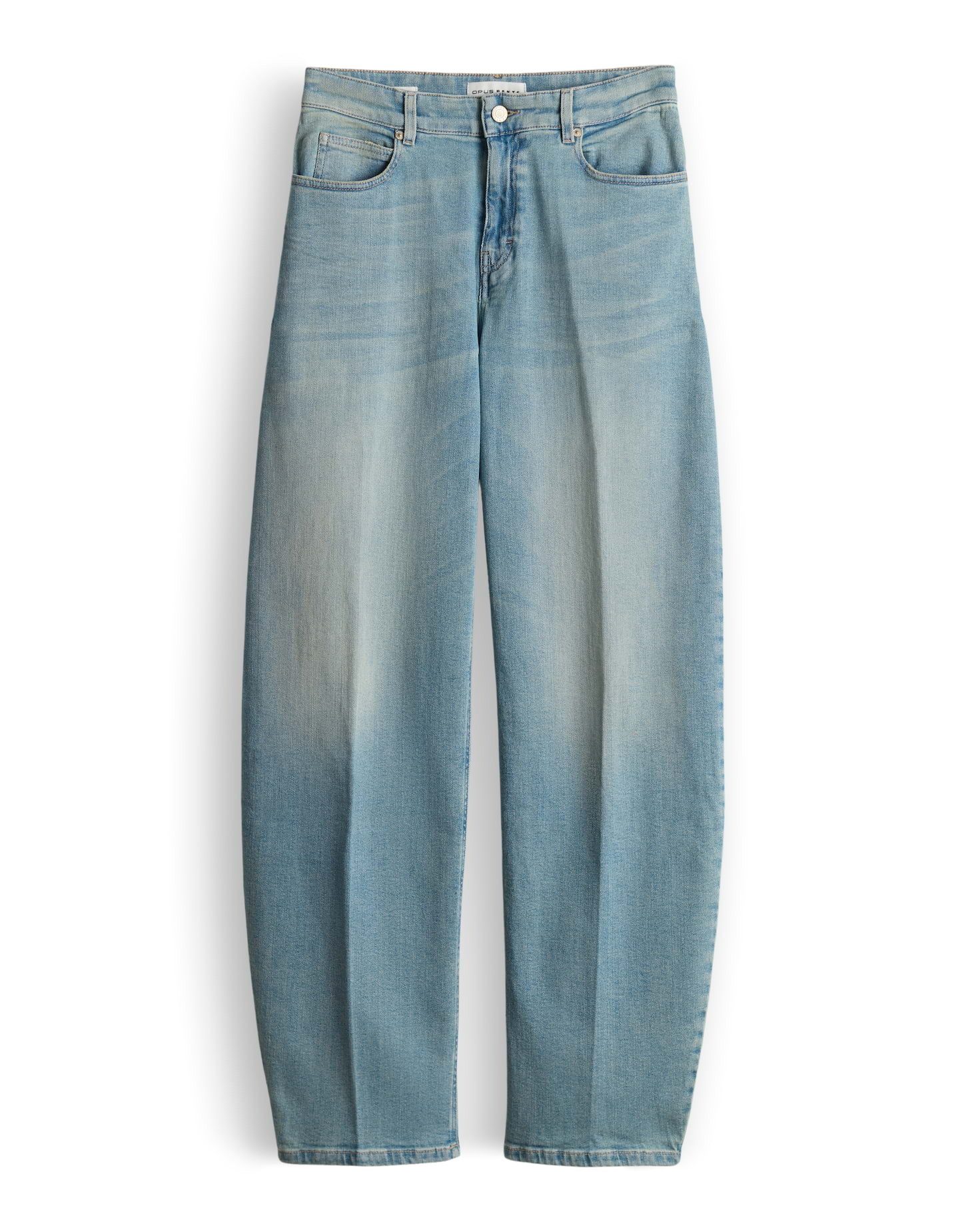 OPUS PANTS Relax-fit-Jeans MARI CLEAR Barrel Jeans mit Powerstretch Mid Rise Klassischer Five-Pocket-Stil mit Stretch