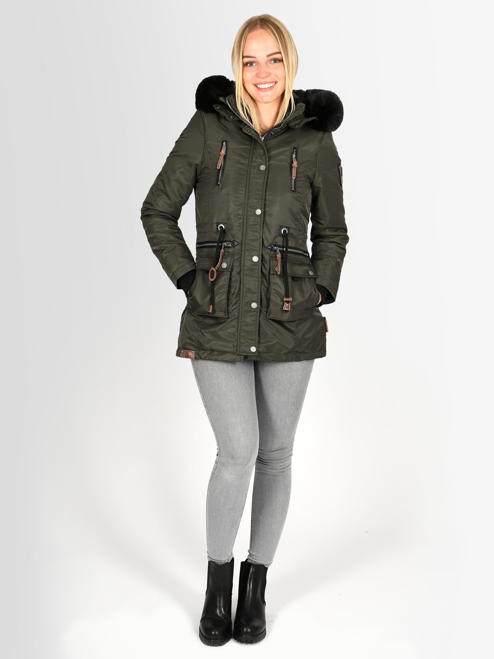 Navahoo Winterjacke mit abnehmbarer Kapuze Navahoo günstig online kaufen