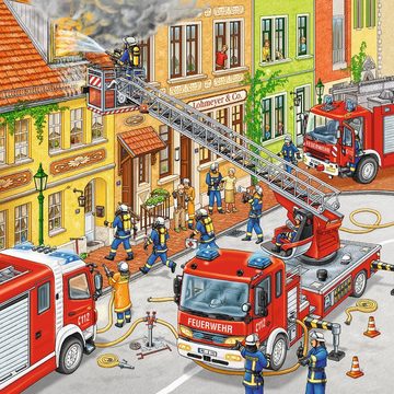 Ravensburger Puzzle 3 x 49 Teile Ravensburger Kinder Puzzle Feuerwehreinsatz 09401, 49 Puzzleteile