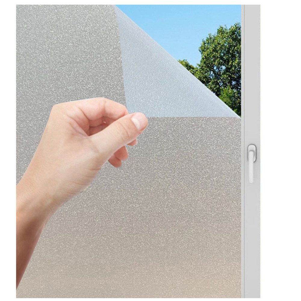 Rosnek Fensterfolie Sichtschutzfolie Blickdicht Fenster Milchglasfolie, günstig online kaufen