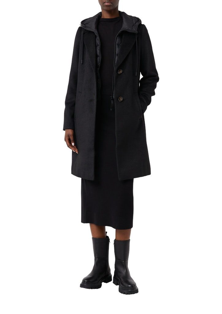 comma casual identity Kurzmantel mit herausnehmbarem Steppeinsatz günstig online kaufen